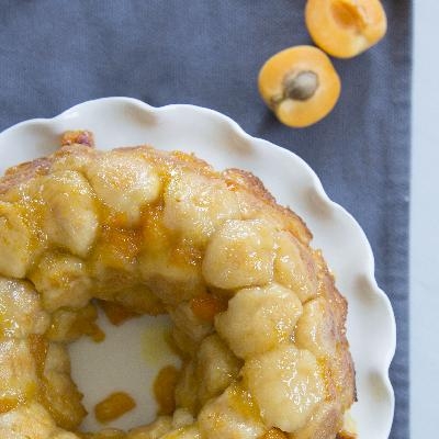 Ontario Apricot, Almond and Ginger Monkey Bread
