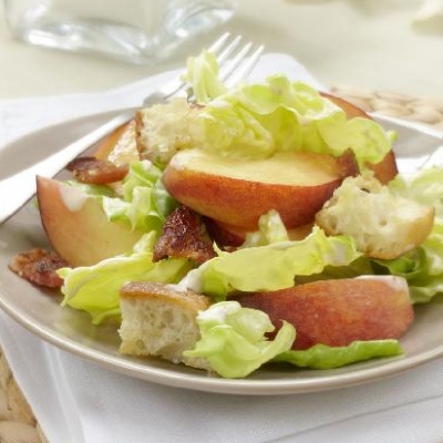 Ontario Peach Caesar Salad 
